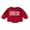 Red, variant on Baby Valentine’s Day Bubble Romper Long Sleeve Crew Neck Letter Print Bodysuit Infant Onesie