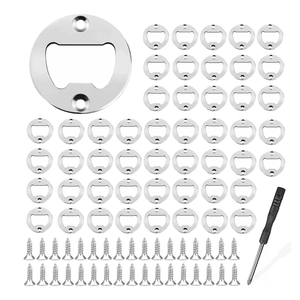 80 Piezas Insertos Para Abrebotellas Abridor Vino De Cerveza Malubero Plateado