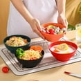 thumbnail image 4 of Mirdinner 20 Pcs Unbreakable Colorful Plastic Dinnerware Sets for 4, Reusable Lightweight Camping Plates Cups and Bowls with Cutlery Set, Great for Kids & Adult, Dishwasher Microwave Safe, 4 of 7