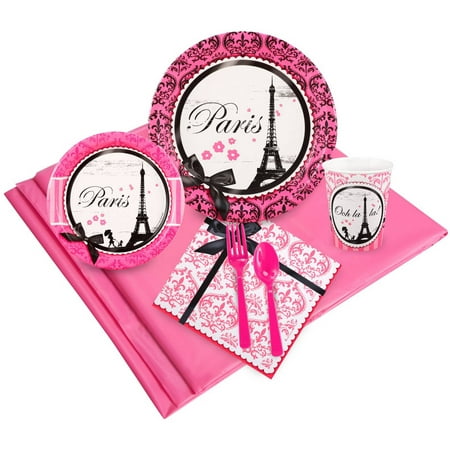 Paris Damask Party Pack for 16