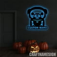 thumbnail image 5 of Craftnamesign Custom Mad Dog Halloween Metal Wall Art with LED Light, Mad Dog Lover Decoration, 5 of 5