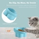 thumbnail image 5 of Cuencos elevados para gatos, cuenco elevado de cerámica para comida para gatos, para proteger la columna vertebral de las mascotas, 5 of 6