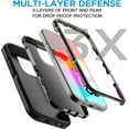 thumbnail image 4 of XUCP-Compatible avec iPhone 16 Pro Étui Compatible avec Magsafe, Magnétique Robuste Mag Sûr 3 Couches Protectrice, Noir, 4 of 4