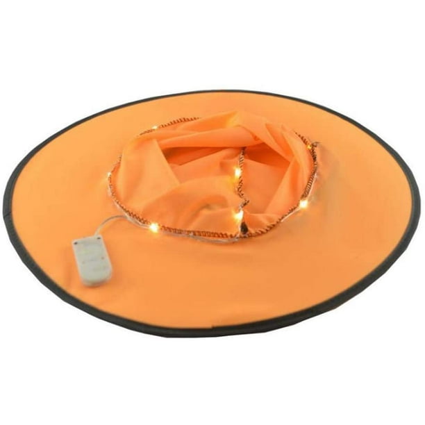 Lighted witch sale hat decoration