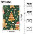 thumbnail image 2 of FORMRS 1-Subject Spiral Notebook 8" x 5" College Ruled 60 Refillable Sheet A5 Hard Cover, 2 Pack, Beige Christmas Gingerbread, 2 of 7