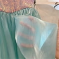 thumbnail image 4 of Vestido de Sirenita de Disney para niñas de 2, 4 y 8 años, disfraz de princesa Ariel, vestidos para niños, fiesta de cumpleaños de carnaval, conjuntos de ropa de sirena, 4 of 5
