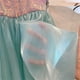 thumbnail image 4 of Vestido de Sirenita de Disney para niñas de 2, 4 y 8 años, disfraz de princesa Ariel, vestidos para niños, fiesta de cumpleaños de carnaval, conjuntos de ropa de sirena, 4 of 5