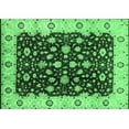 thumbnail image 1 of Ahgly Company Indoor Rectangle Oriental Emerald Green Industrial Area Rugs, 7' x 10', 1 of 4