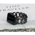 thumbnail image 5 of Worryfree Gadgets Metal Bands Compatible with Apple Watch Band 38mm 40mm 41mm, 42mm 44mm 45mm Wristband Adjustable iWatch Strap Series 8 7 6 5 4 3 2 1 SE for Women Girls Black, 5 of 5