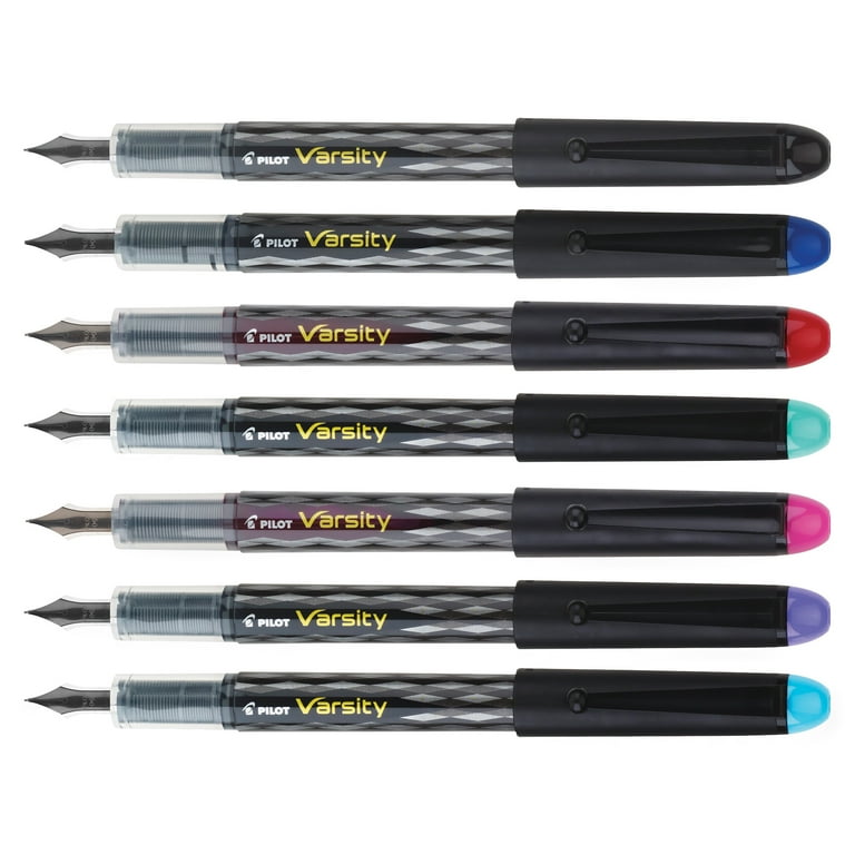 福袋 オンライン Pilot Varsity Ink Black Pens, Fountain Disposable Retro ペン