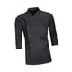 thumbnail image 5 of Chaqueta de chef otoño invierno transpirable para hombre mujer clásica negra camarero camarera M, 5 of 9