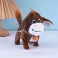 thumbnail image 6 of Interactive Walking Donkey Plush Toy,Realistic Braying Electronic Pet,Soft Stuffed Farm Animal Toy,Emotional Development Companion,Screen-Free Active Play,Creative Festival Birthday Gift, 6 of 6