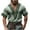 Green, variant on Taqqpue Mens Linen Shirt Solid Color V Neck Short Sleeve Blouse Tops Casual Embroidered Plus Size Beach T Shirts