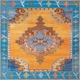 thumbnail image 2 of Traditional Rine Collection Area Rug 7'6" Square - Orange, 2 of 5
