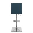 thumbnail image 2 of CorLiving Quinn Set of 2 Modern Fabric Upholstered Indoor Adjustable Height Barstools with Tufted Seats and Backs and Metal Pedestal Bases, 2 of 9