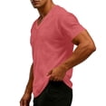 thumbnail image 5 of Dagugfen Plus Size T Shirts for Men Short Sleeve V Neck Loose Fitted Basic Tee Shirt Tops Daily Tops S-5XL, 5 of 9