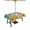 Turquoise, Amber, Olive, Pink, variant on Outdoor Tablecloth with Umbrella Hole for Patio/Picnic/Party/Camping, Spring Sunflowers Waterproof Table Cloth Rectangle Table Cover Washable, Country Pig Plants Animals Farmhouse Plaid (54"x 80")