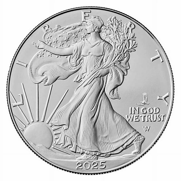 2025-(P) 1 oz American Silver Eagle Coin BU (Eagle Privy)