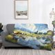 thumbnail image 2 of Fotbe Pasture Cow Manta de Franela con Estampado, Manta Ultrasuave para Cama, Sofá, Auto, Hipoalergénica y Antibolitas-60"x50", 2 of 6