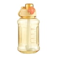 thumbnail image 2 of AuroraX Running Water Bottles Clear Water Bottles with Straw,Sport Large Reusable Plastic 32 oz Water Bottles,Tumbler Yellow, 2 of 3