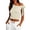 Beige, variant on Women’s Solid Sleeveless Fitted Front Tie Knot Blouse Camisole Top Camisole Womens plus Size Tops Long Compression Shirt Sleeveless Tunic A Line Top Dresses for Women Camisole Tall Long Tops Tops