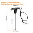 thumbnail image 2 of 1Pack T Handle Locking Pins, Push-Button Quick Release Pin with Lanyard, 6mm-100mm, 2 of 6