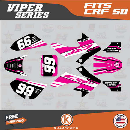 Kalair GFX Graphics Kit for Honda CRF50 (2004-2012) Viper Series