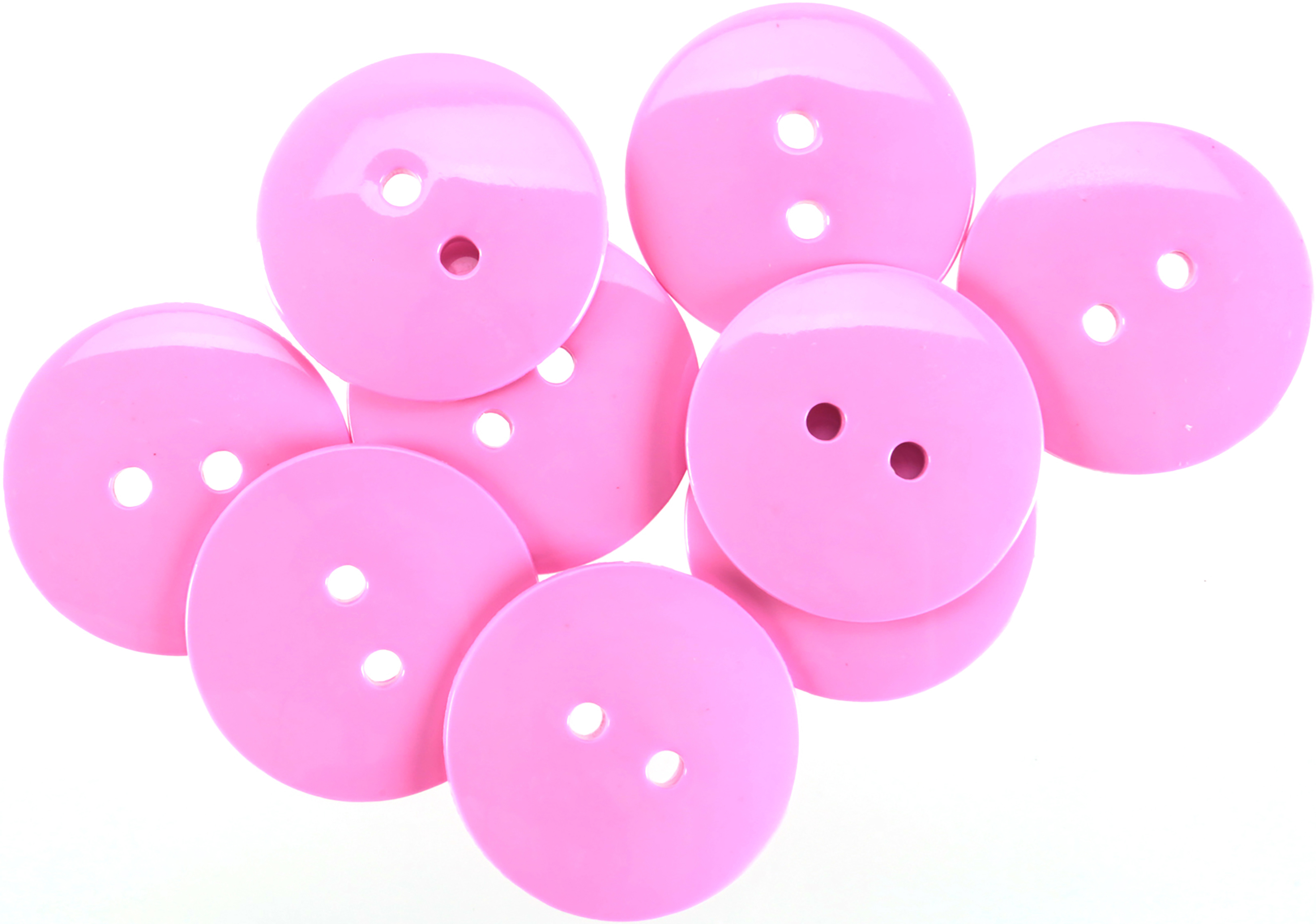 large pink buttons