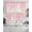Pink, variant on Christmas Red Swag Kitchen Curtains Sets for Windows 24 Inch Length, White Xmas Tree Elk Winter Snowflake Short Window Curtain Panels Swags Valances and Tiers 3 Piece Set for Cafe/Dining Room
