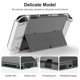 thumbnail image 2 of I5S For Nintendo Switch OLED Transparent Crystal Case Hard PC Split X5r Protective Cover with Kickst, 2 of 5