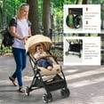 thumbnail image 2 of Infans Lightweight Baby Stroller Aluminium Frame w/ Net for Travel Beige, 2 of 6