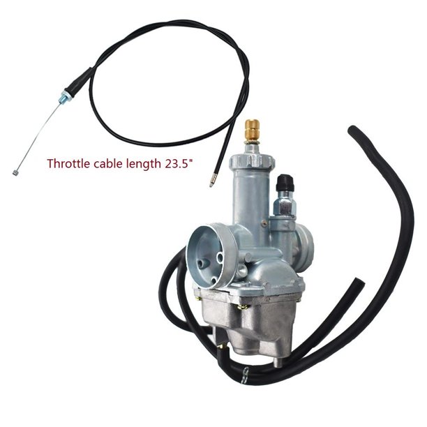 Carburetor with Throttle Cable 23.5" Fit for Kawasaki Bayou 220 250
