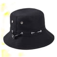 thumbnail image 4 of unbranded 1Ud Sombrero Bucket Negro Para Mujer Con De Amplia Para Protección El Sol, 4 of 8