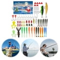 thumbnail image 4 of Calendario Adviento Navidad Cuenta Regresiva Con Señuelos Pesca 82 Piezas Cucharas Blandos Minnow Regalo para Padre Abuelo, 4 of 9