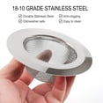 thumbnail image 3 of LotFancy 2 Kitchen Sink Strainer, 4.5 in Stainless Steel Mesh Drain Strainer, Silver, 3 of 8
