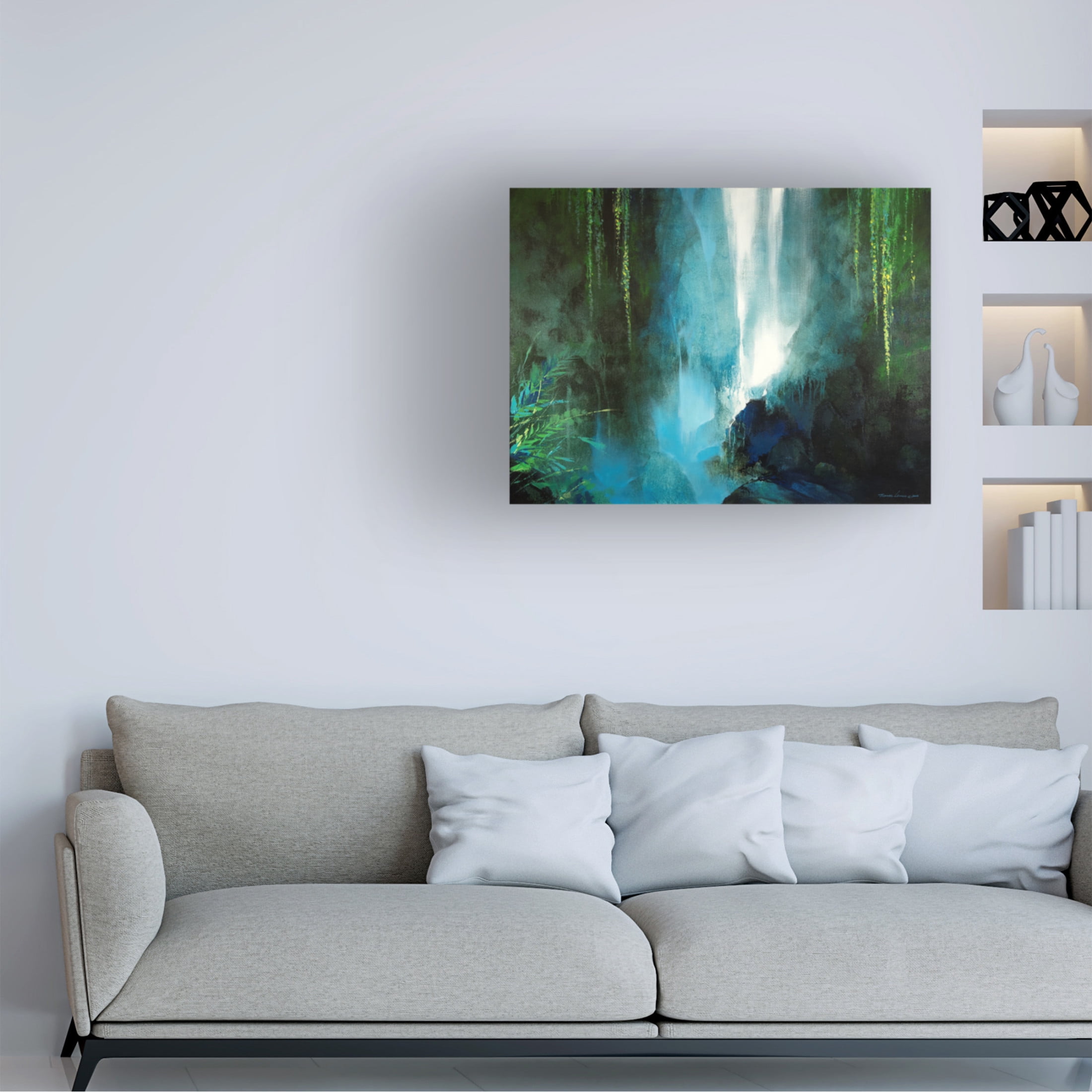 Canvas Wall Art - Thomas Leung 'The Secret Place' Wall Art for Living Room, Bedroom, or Office Décor by Trademark Fine Art - 24 x 18 Inches