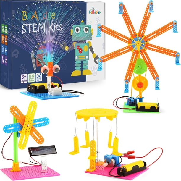 Kit de maquetas de ingeniería 4 en 1 de STEM Toy BeandGE para niñas de 8 a 12 años