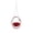 Red, variant on Hanging Metal Bird Feeder for Garden Outdoor, Stable Bird Feeding Station, Weather Resistant Wild Bird Tray