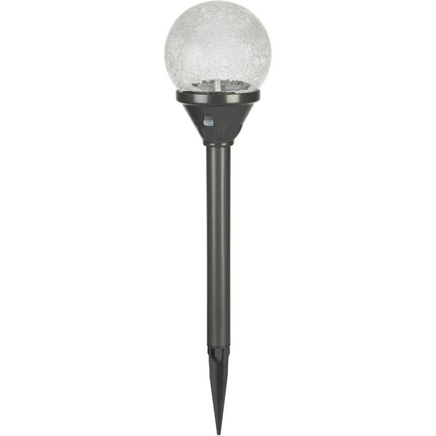 Ez Solar Solar Powered Color Changing Crackle Glass Lights 9 Pack Walmart Com Walmart Com