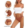 thumbnail image 2 of Tangas sin costuras para mujer, tanga invisible, cintura en V, elástica, transpirable, sexy, ropa interior, 2 of 5