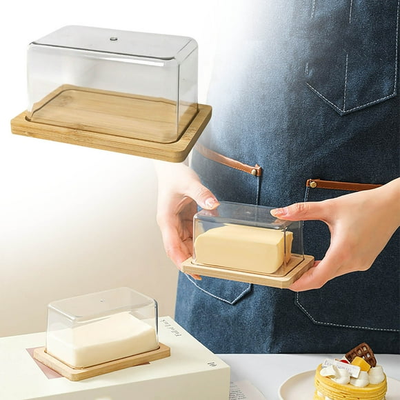 EGNMCR Kitchen Essentials Kitchen Gadgets Large Butter Container With Butter Spatula Food Preservation Box Cheese Freezer Butter dish