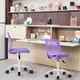 thumbnail image 4 of Silla de Escritorio de estudio HOMEMAKE FURNITURE Morada Pequeña Sin reposabrazos, 4 of 8