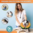 thumbnail image 3 of Collier de Récupération pour Chiens et Chats, Collier Conique Gonflable Protecteur Ajustable après Chirurgie, 3 of 4