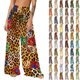 thumbnail image 1 of Pincandy Women See Through Sheer Mesh Pants Beach Swimsuit Bikini Bottom Cover up Party Club Elastic High Waist Wide Leg Pants, 1 of 7