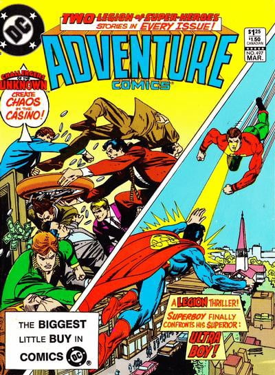 Cover of Adventure Comics #497