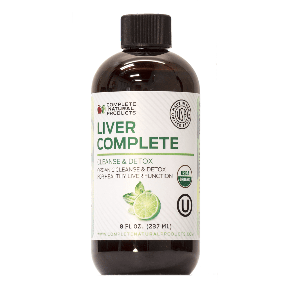 Liver Complete Organic Liquid Liver Cleanse Detox Supplement for High