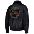 thumbnail image 3 of Men's Starter x Ty Mopkins Black Houston Astros Black History Month Satin Full-Zip Jacket, 3 of 6