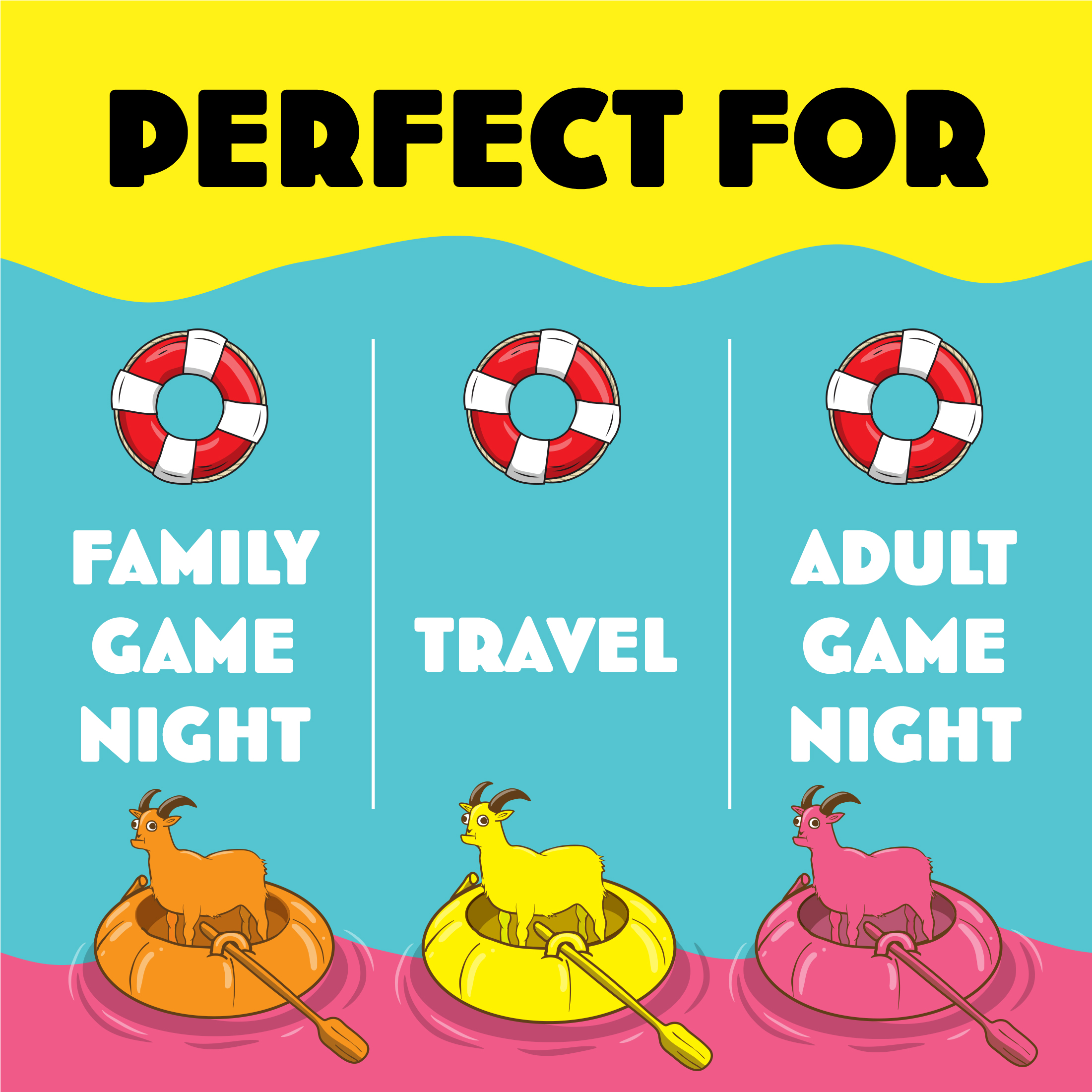 Exploding Kittens Row Your Goat Rapid-Fire Tic Tac Toe Game photo 6