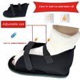 thumbnail image 2 of Adjustable plaster shoes postoperative shoes, medical walking shoes with Magic sticker, suitable for foot sprains, ankle fractures, toes, suitable for left and right feet( X-Large ), 2 of 7