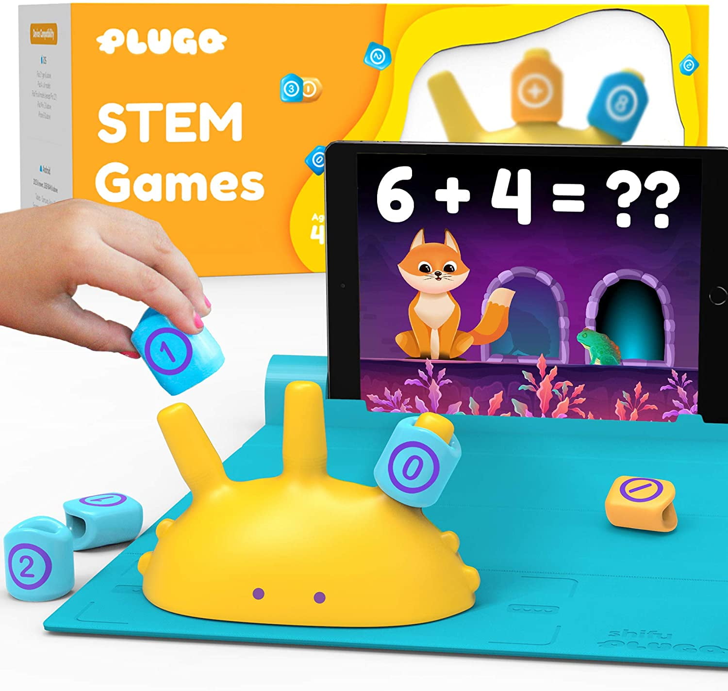 Shifu Plugo Count - Math Game with Stories & Puzzles - Ages 5-10 - STEM Toy  | Augmented Reality Based Cool Math Games for Boys & Girls (App Based) -  Walmart.com